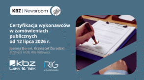KBZ | NEWSROOM – Certyfikacja wykonawców. Nowe ramy weryfikacji w zamówieniach publicznych w 2026 r.