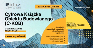 Szkolenie | Cyfrowa Książka Obiektu Budowlanego (c-KOB)