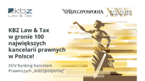 KBZ Law & Tax w gronie 100 największych kancelarii prawnych w Polsce!