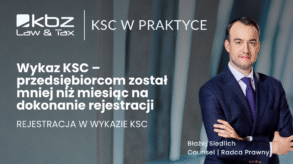 KSC W PRAKTYCE | Wykaz KSC – mniej niżmiesiąc na dokonanie rejestracji