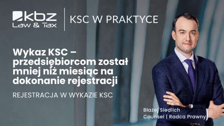 KSC in practice | KSC list – less than a month to complete registration